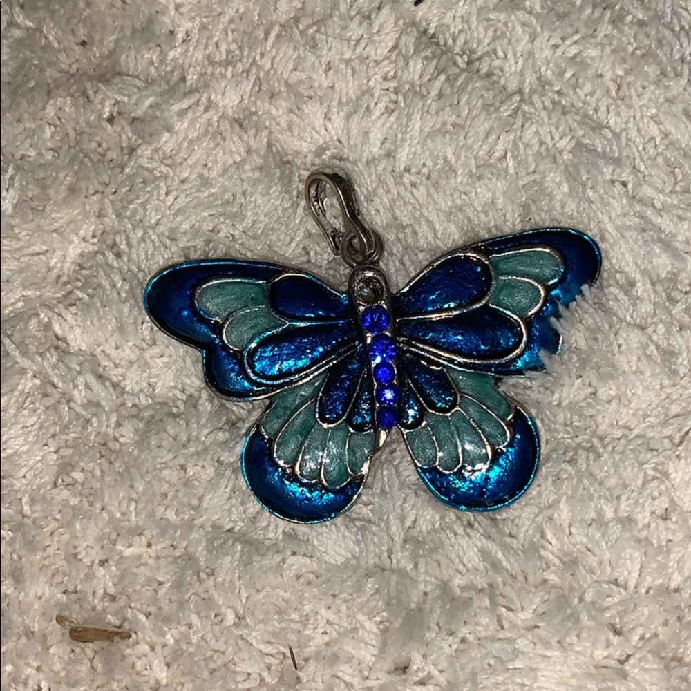 Necklace butterfly charm Metal